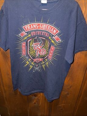 Navy Trans-Siberian Orchestra 2015 Winter Tour Graphic Tee